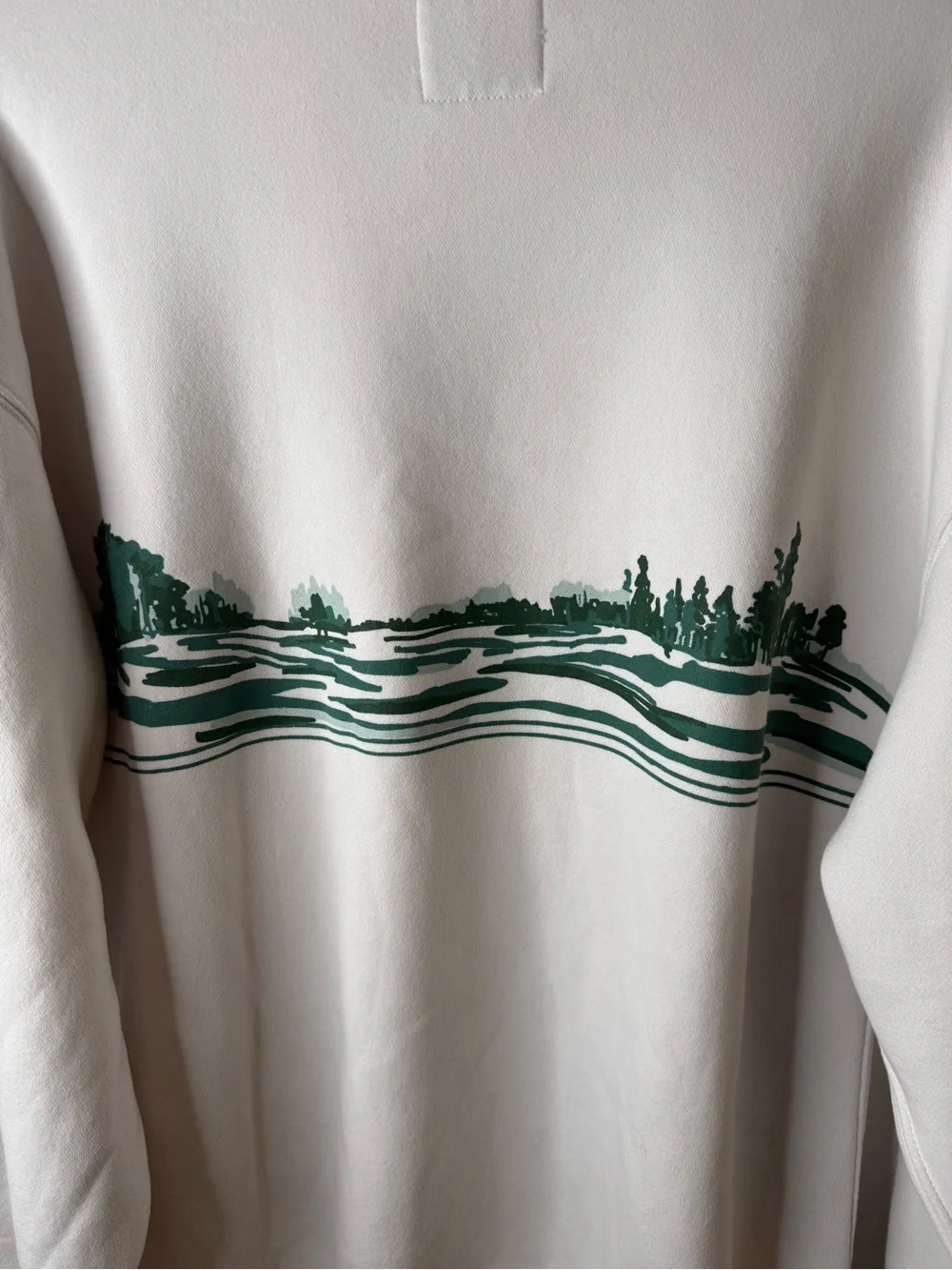 Abercrombie & Fitch Soft A&F Golf Embroidered Graphic Crewneck Sweatshirt